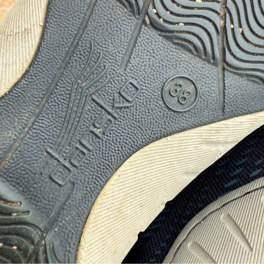 Dansko Hayes Women's Lace Up Comfort Sneakers Navy Grey EU 38 US 7.5 - 8 - Picture 13 of 15